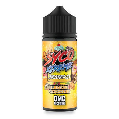 Syco Xtreme E-liquids 100ml Shortfill-Lemon Cookie (Dessert)-vapeukwholesale