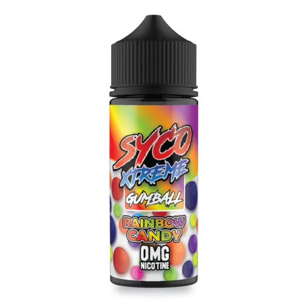 Syco Xtreme E-liquids 100ml Shortfill-Rainbow Candy (Gumball)-vapeukwholesale