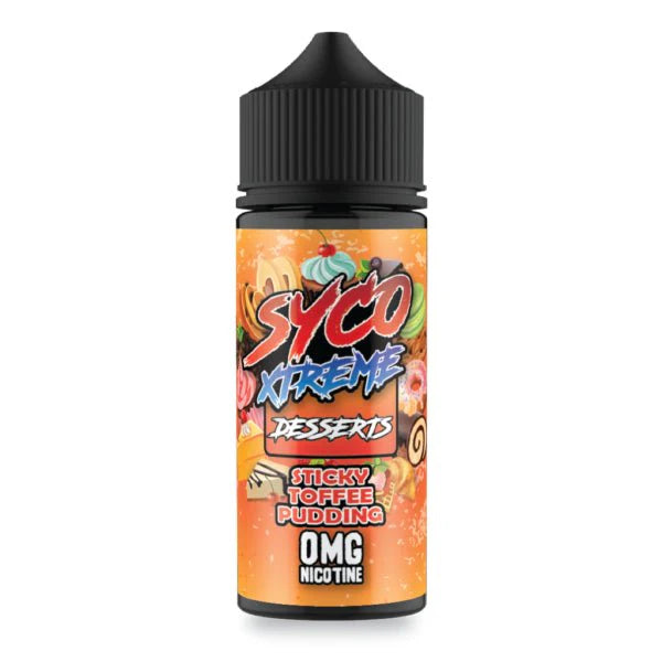 Syco Xtreme E-liquids 100ml Shortfill-Sticky Toffee Pudding (Dessert)-vapeukwholesale