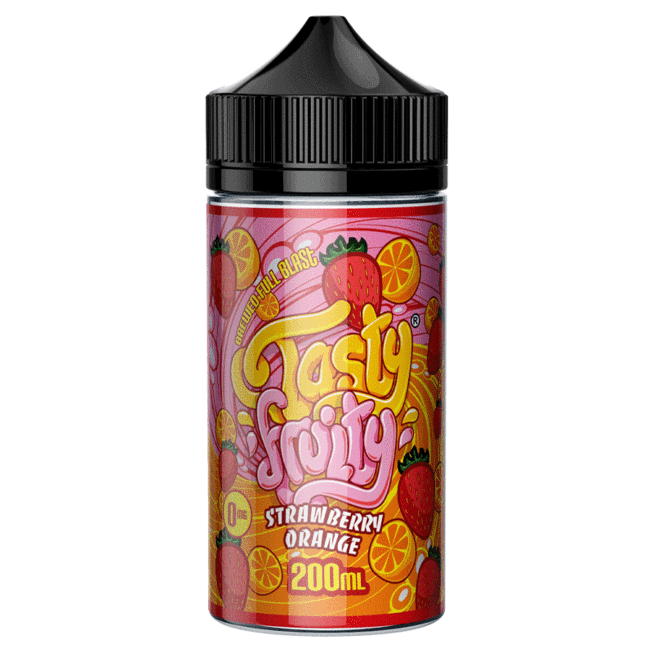 Tasty Fruity 200ml Shortfill-Strawberry Orange-vapeukwholesale