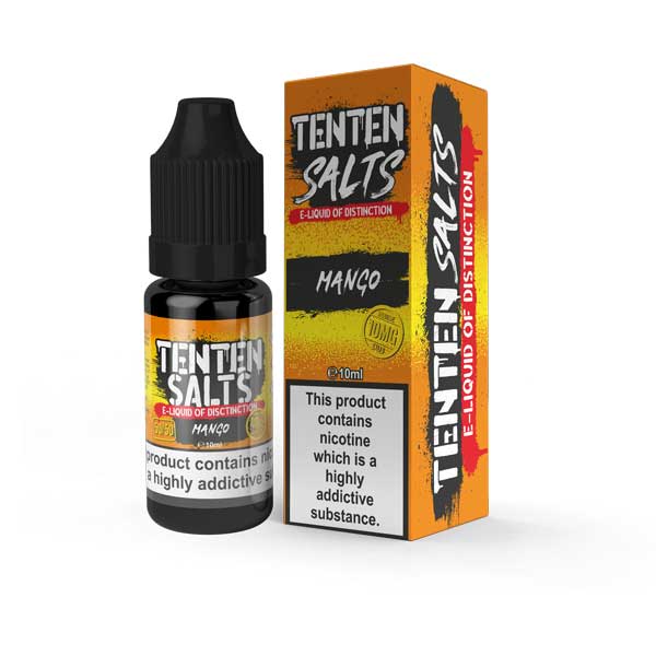 Ten Ten Nic Salts 10ml E-liquids - Box of 10-Mango-vapeukwholesale