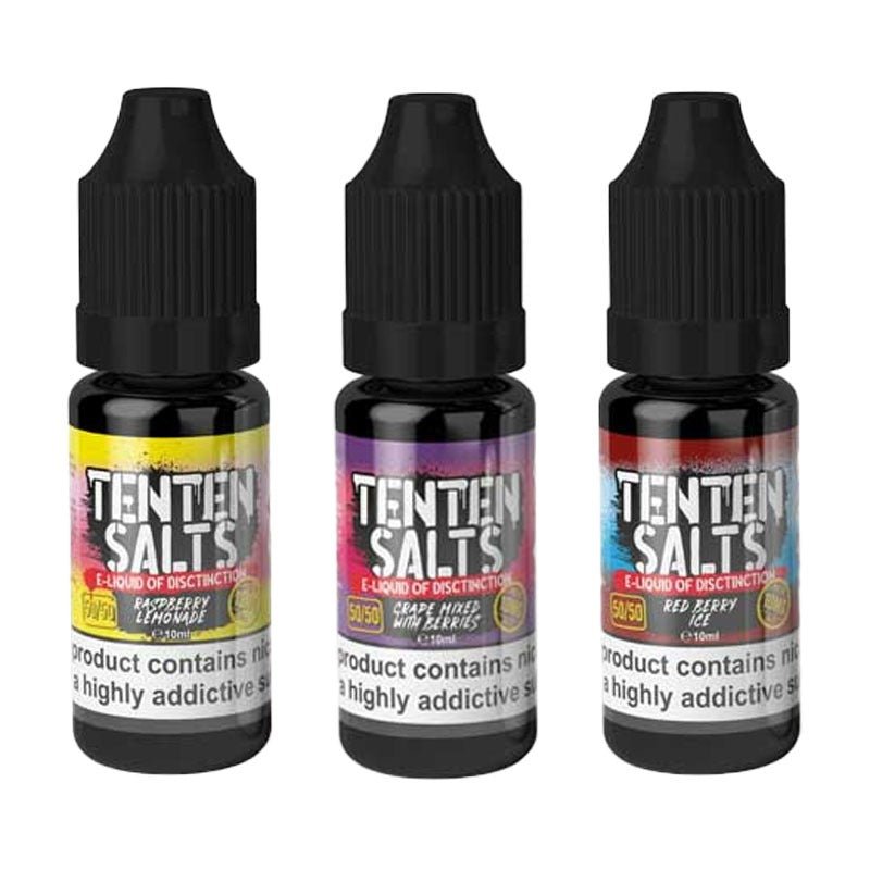 Ten Ten Nic Salts 10ml E-liquids - Box of 10