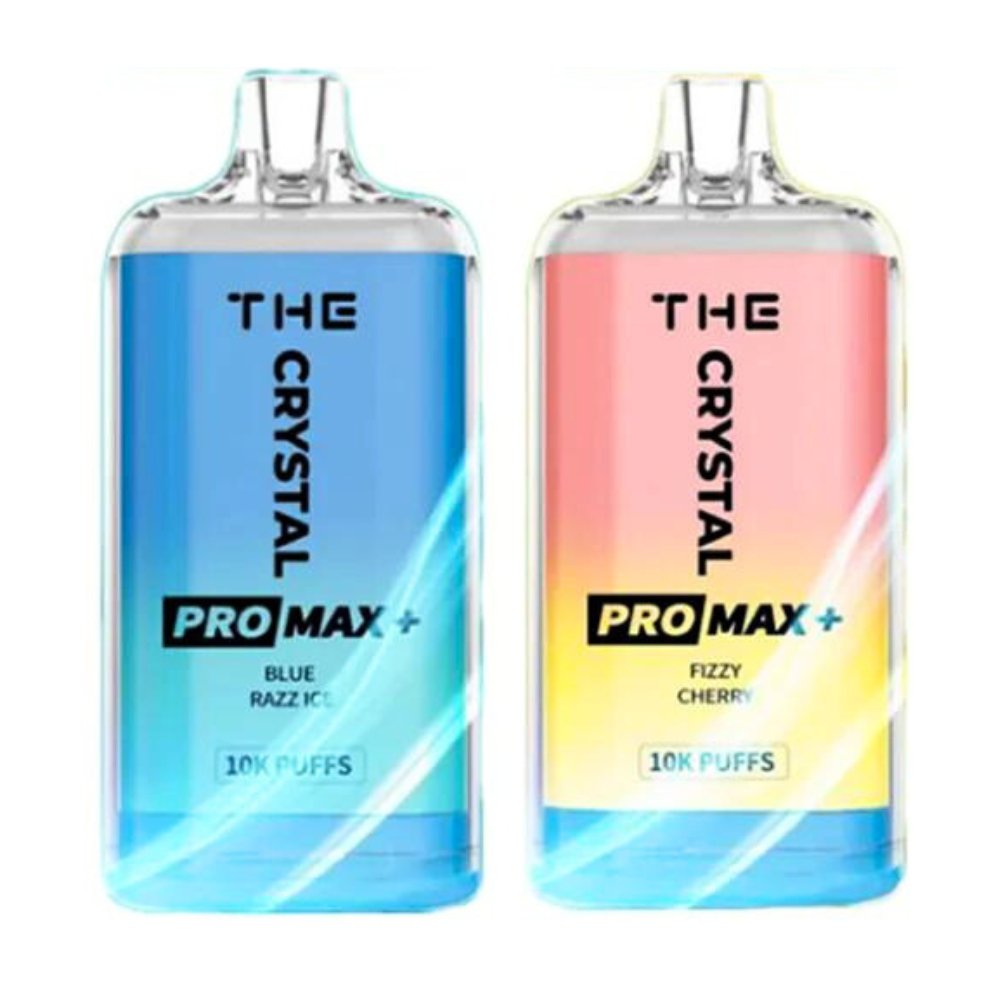 The Crystal Pro Max + 10000 Disposable Vape Puff Pod - Box of 10