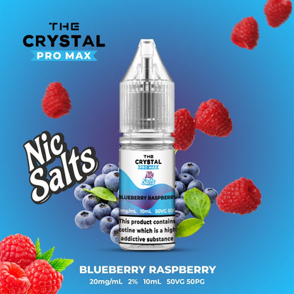 The Crystal Pro Max Hayati Nic Salts 10ml Box of 10-Blueberry Raspberry-vapeukwholesale