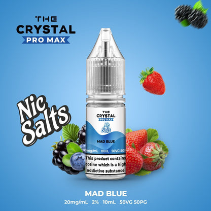 The Crystal Pro Max Vape Nic Salts 10ml - (Box of 10) - #Simbavapeswholesale#