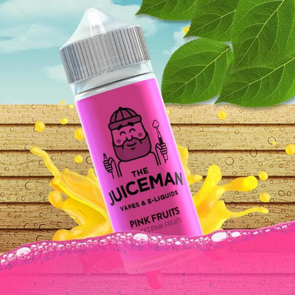 The Juiceman E-liquids 100ml Shortfill-Pink Fruits-vapeukwholesale