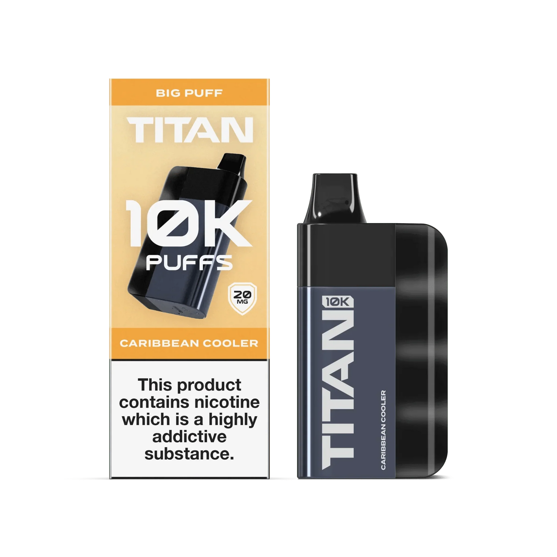 Titan 10K Puffs Disposable Vape Pod Kit - Caribbean Cooler - vapeukwholesale