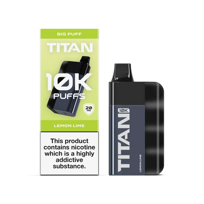 Titan 10K Puffs Disposable Vape Pod Kit - Lemon Lime - vapeukwholesale