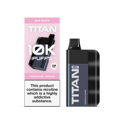 Titan 10K Puffs Disposable Vape Pod Kit - Tropical Mango - vapeukwholesale