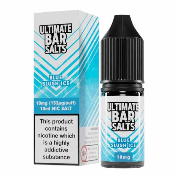 Ultimate Bar Salt 10ml E-liquids Nic Salts - Box of 10-Blue Slush Ice-vapeukwholesale