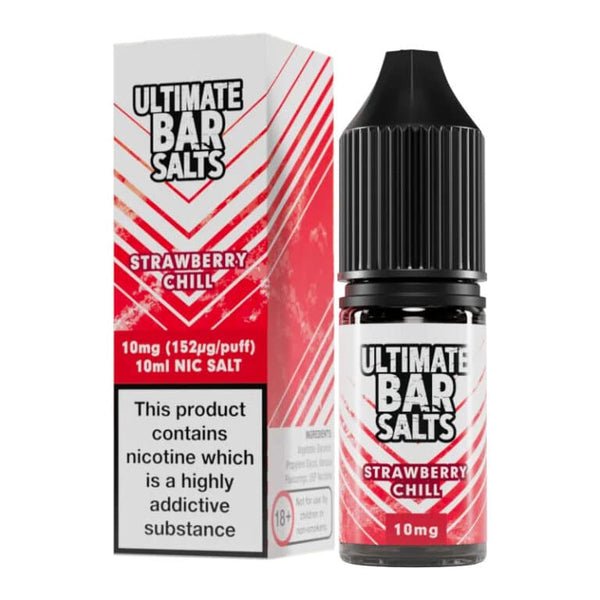 Ultimate Bar Salt 10ml E-liquids Nic Salts - Box of 10-Strawberry Chill-vapeukwholesale