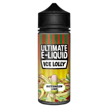 Ultimate E-Liquid Ice Lolly 100ML Shortfill-Watermelon Lime-vapeukwholesale