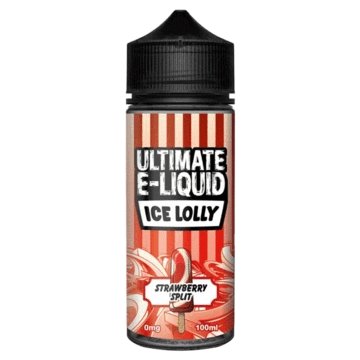 Ultimate E-Liquid Ice Lolly 100ML Shortfill-Strawberry Split-vapeukwholesale