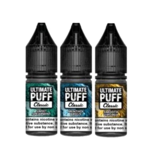 Ultimate Puff 50/50 Classic 10ML Shortfill (Pack of 10)