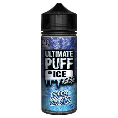 Ultimate Puff On Ice 100ML Shortfill-Blue Slush-vapeukwholesale