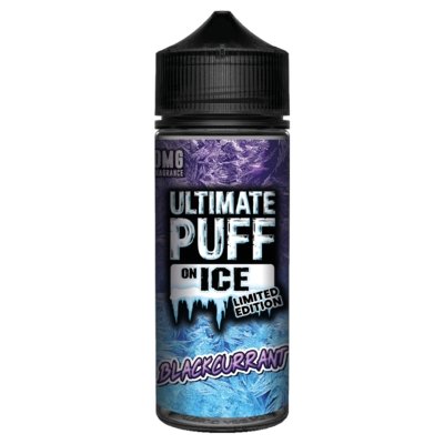 Ultimate Puff On Ice 100ML Shortfill-Blackcurrant-vapeukwholesale