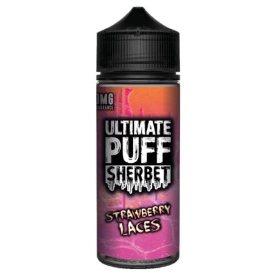 Ultimate Puff Sherbet 100ML Shortfill-Strawberry Laces-vapeukwholesale