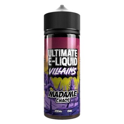 Ultimate Puff Villains 100ML Shortfill-Madame Chaos-vapeukwholesale