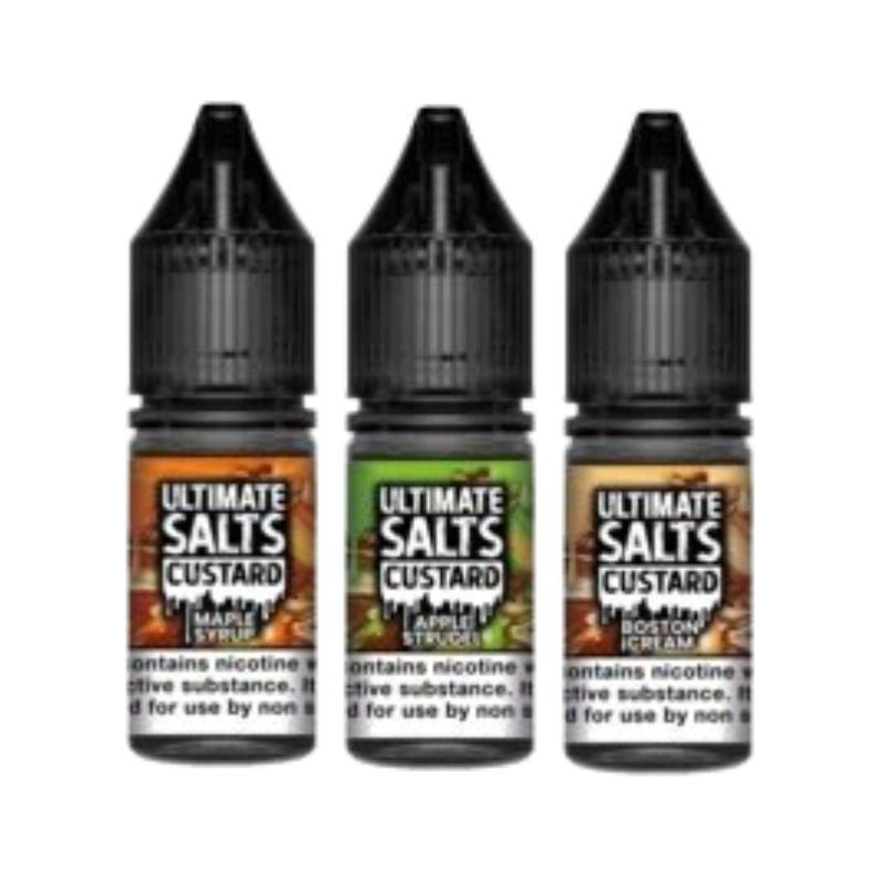 Ultimate Salts Custard 10ML Nic Salt (Pack of 10)