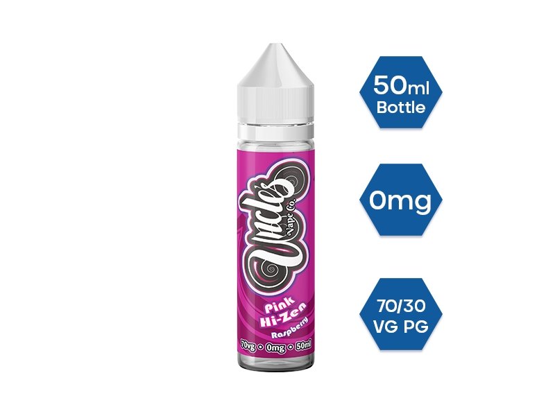 Uncle Vape Co. 50ml E-liquids Shortfill-Pink Hi-zen-vapeukwholesale