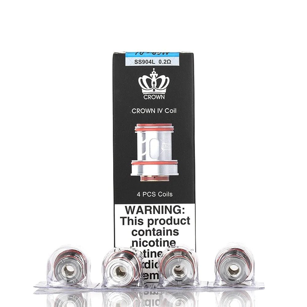 UWELL - CROWN IV - COILS-4x 0.20ohm-vapeukwholesale