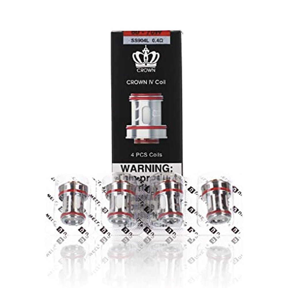 UWELL - CROWN IV - COILS-4x 0.40ohm-vapeukwholesale