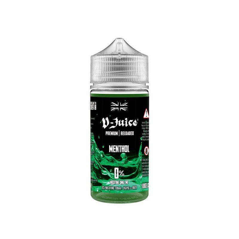 V Juice 100ml Shortfill-Menthol-vapeukwholesale