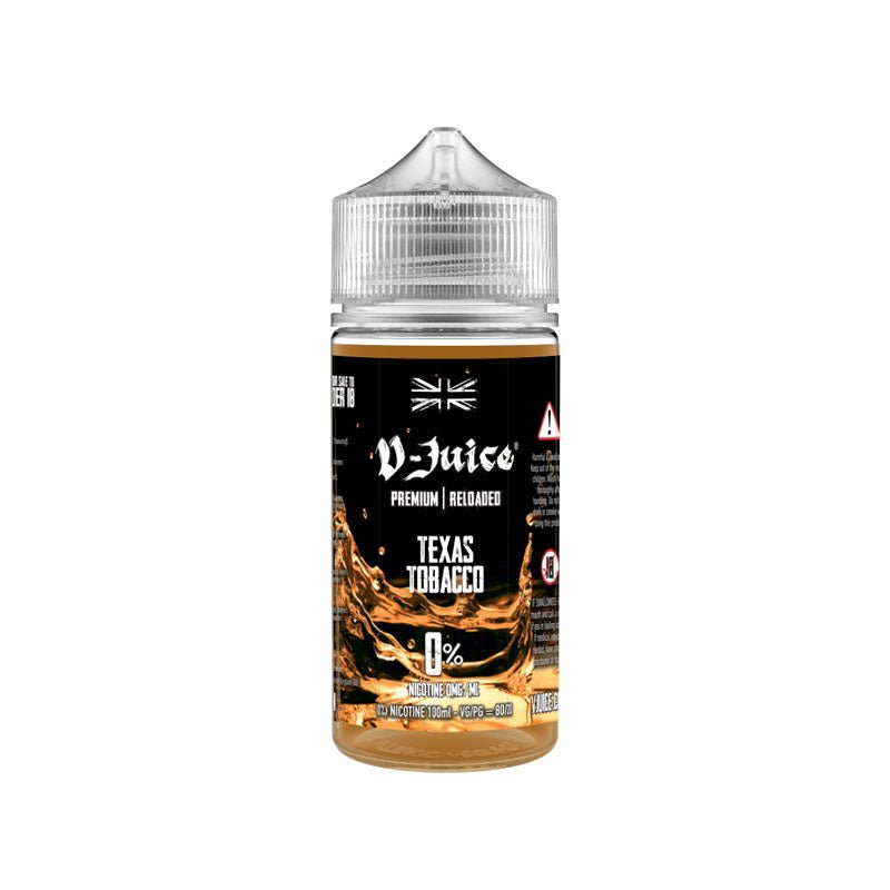 V Juice 100ml Shortfill-Texas Tobacco-vapeukwholesale