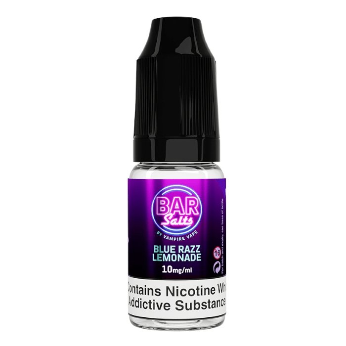 Vampire Vape Bar Salt 10ml E-liquid Nic Salts- Box of 10-Blue Razz Lemonade-vapeukwholesale