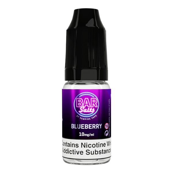 Vampire Vape Bar Salt 10ml E-liquid Nic Salts- Box of 10-Blueberry-vapeukwholesale