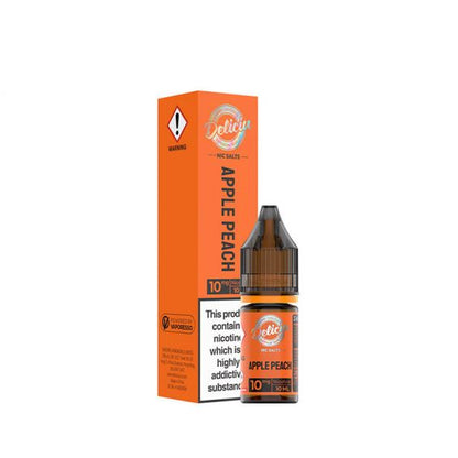 Vaporesso Deliciu Nic Salts 10ml - Box of 10-Apple Peach-vapeukwholesale