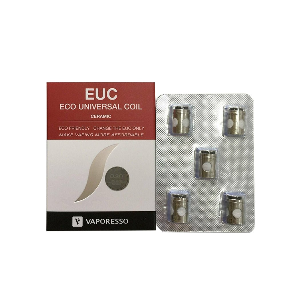 VAPORESSO - EUC CERAMIC - COILS-5x 0.3ohm-vapeukwholesale