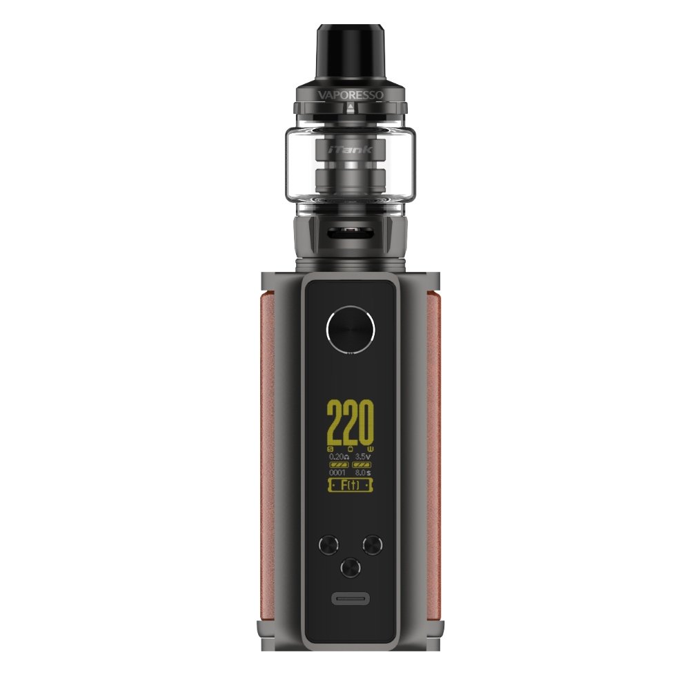 Vaporesso Target 200 Vape Kit-Leather Brown-vapeukwholesale