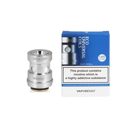 VAPORESSO - TARGET MINI 2 - COILS-5x EUC CCELL 1.0ohm-vapeukwholesale