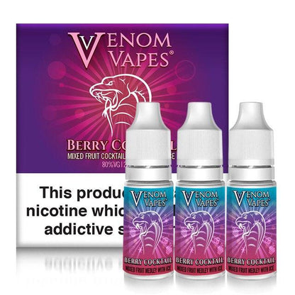 Venom Vapes 50/50 10ML  (Pack of 10)