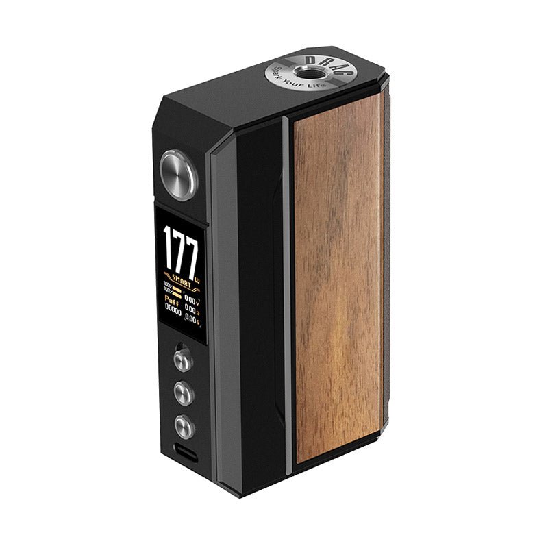 Voopoo Drag 4 Box Mod-Black + Walnut-vapeukwholesale