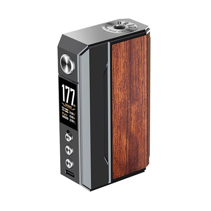 Voopoo Drag 4 Box Mod-Gunmetal + Rosewood-vapeukwholesale