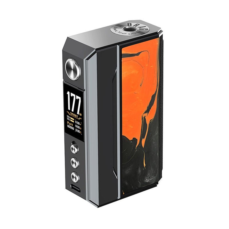 Voopoo Drag 4 Box Mod-Gunmetal + Tropical Orange-vapeukwholesale