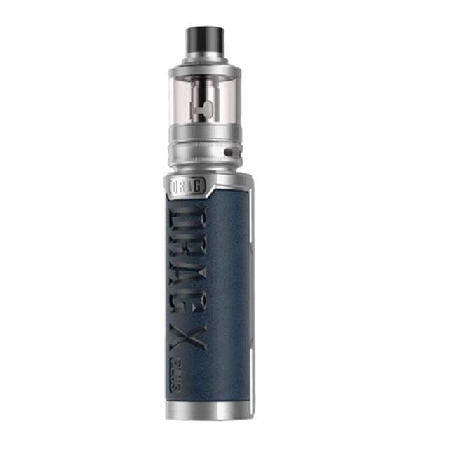 Voopoo - Drag X Plus Professional Edition Vape Kit-Silver Blue-vapeukwholesale