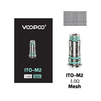 VooPoo ITO Coils-Pack of 5-M2 - 1.0 ohm-vapeukwholesale