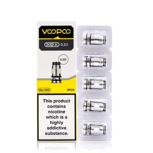 Voopoo PnP X Replacement Coils - Pack of 5-0.2ohm-vapeukwholesale