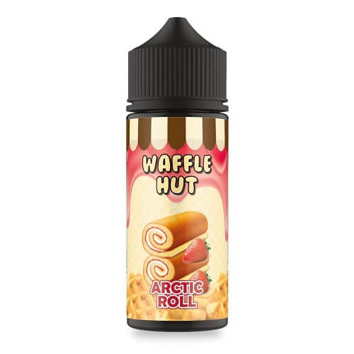 Waffle Hut E liquid 100ml Shortfill-Artic Roll-vapeukwholesale