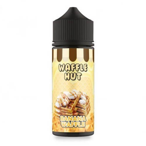 Waffle Hut E liquid 100ml Shortfill-Banana Waffle-vapeukwholesale