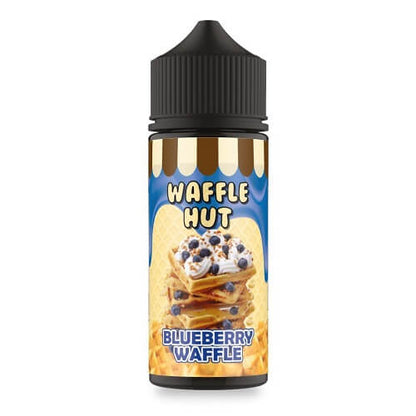 Waffle Hut E liquid 100ml Shortfill-Blueberry Waffle-vapeukwholesale