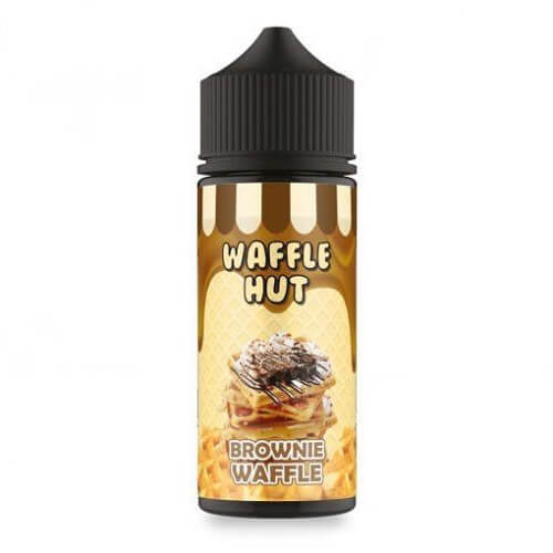 Waffle Hut E liquid 100ml Shortfill-Brownie Waffle-vapeukwholesale