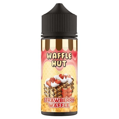 Waffle Hut E liquid 100ml Shortfill-Strawberry Waffle-vapeukwholesale