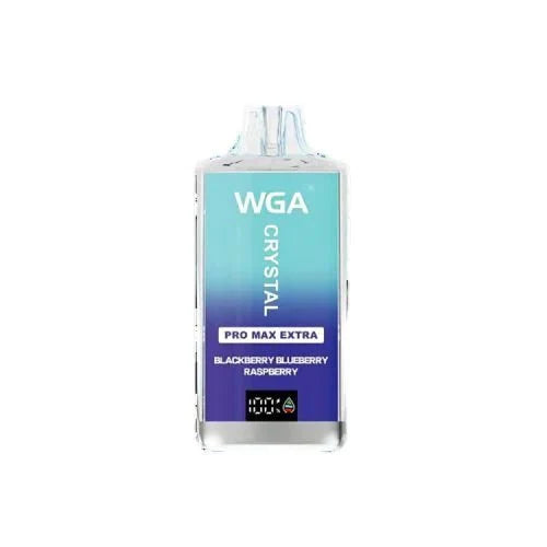 WGA Crystal Pro Max Extra 15000 Puffs Disposable Vape - Box of 10-Blackberry Blueberry Raspberry-vapeukwholesale