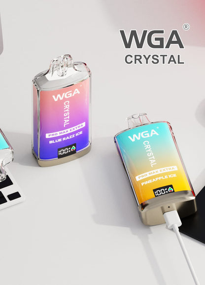 WGA Crystal Pro Max Extra 15000 Puffs Disposable Vape - Box of 10