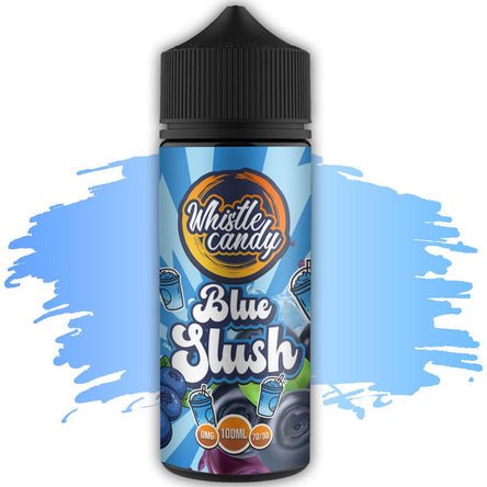 Whistle Candy 100ml E Liquid Shortfill-Blue Slush-vapeukwholesale