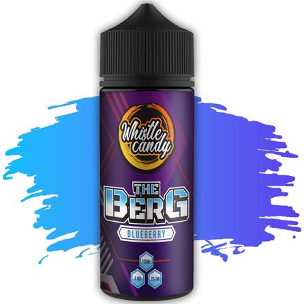 Whistle Candy 100ml E Liquid Shortfill-Blueberry Berg-vapeukwholesale